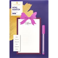 AH Excellent Menukaarten gekleurd