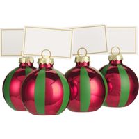 AH Excellent Naamkaarthouder kerstbal