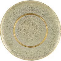 AH Excellent Serveerschaal glas gehamerd