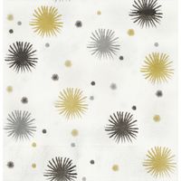 AH Excellent Servet wit ster 24x24cm