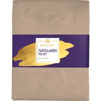 AH Excellent Tafellaken velvet goud 140x241cm