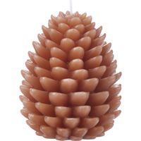 AH Excellent Vormkaars dennenappel bruin