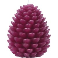 AH Excellent Vormkaars dennenappel paars