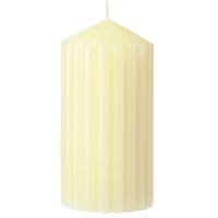 AH Excellent Vormkaars rond ribbel cream