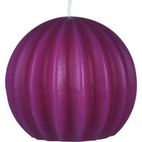 AH Excellent Vormkaars rond ribbel paars
