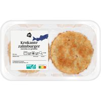 AH Krokante zalmburger feta spinazie