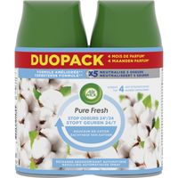 Air Wick Pure fresh katoen navulling duo pack