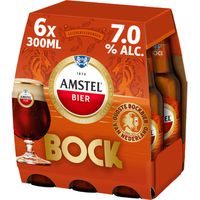 Amstel Bier Bock Flessen 6 x 300 ml