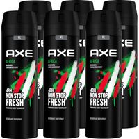 AXE Deodorant Bodyspray Africa 6 x 200 ml