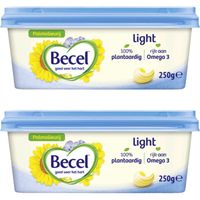 Becel Light palmolievrij 250 gram 2-pack