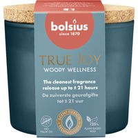 Bolsius Geurglas true joy woody wellness