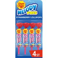 Chupa Chups melody pops strawberry 1x4 Stuks