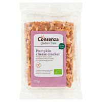 Consenza Cracker kaas pompoen biologisch gv