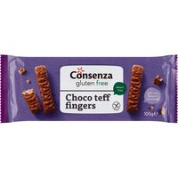 Consenza Gluten Free Choco Teff Fingers 5 x 20g