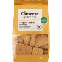 Consenza Gluten Free Gember-Citroen Koekjes 150 g