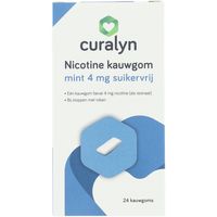 Curalyn Nicotine Kauwgom 4mg