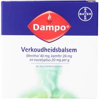 Dampo Verkoudheidsbalsem Zalf Blikje 30g