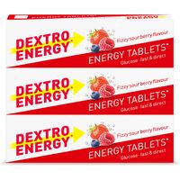 Dextro Energy Tabletten Fizzy Sour Berry 3 Stuks