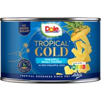 Dole Tropical gold ananas kleine stukjes sap