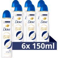 Dove Advanced Care Anti-Transpirant Deodorant Spray Original - 6 x 150 ml