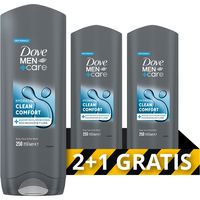 Dove Men+Care 3-in-1 Verzorgende Douchegel Clean Comfort 3 x 250 ml