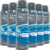 Dove Men+Care Advanced Anti-Transpirant Deodorant Spray Clean Comfort 6 x 150 ml