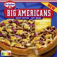 Dr. Oetker Big Americans cheeseburger style