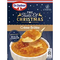 Dr. Oetker Crème Brûlée Mix voor Kerst Dessert 200 g