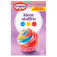 Dr. Oetker Kleurstoffen taart versiering