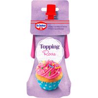 Dr. Oetker Topping Roze Cupcake Taart versiering 140g
