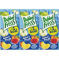 DubbelFrisss Appel Perzik 1kcal 6 x 0,2 L