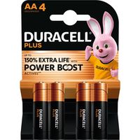 Duracell Plus AA 4 Stuks