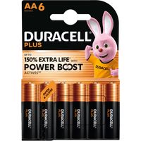 Duracell Plus AA 6 Stuks
