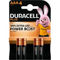 Duracell Plus AAA 4 Stuks