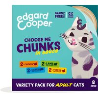 Edgard & Cooper Kies mij stukjes kip, zalm, lam, kalkoen