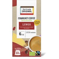 Fairtrade Original Community coffee lungo capsules