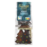 Feestelijk PLUS Chocolade kerstbomen Fairtrade