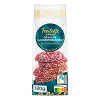 Feestelijk PLUS Grote musketkransen rood/wit