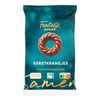 Feestelijk PLUS Kerstkransjes melkchocolade