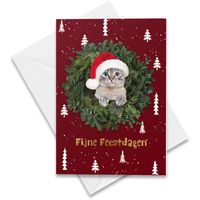 Hallmark Hangpakje Kerst poes