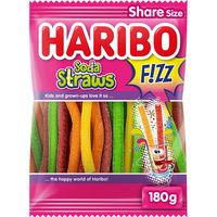 Haribo Soda Straws F!ZZ 180 g