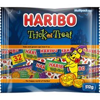 Haribo Trick or Treat Uitdeelzakjes 512 g