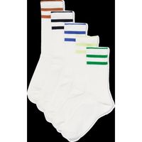 HEMA Sokken Sporty Stripes 39/42 Wit
