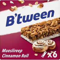 Hero B'tween mueslireep cinnamon roll
