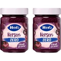 Hero jam zero kersen 2-pack