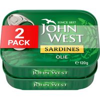 John West Sardines Olie 2-pack 240 g