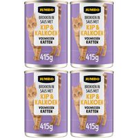 Jumbo Brokken in Saus met Kip & Kalkoen 4 x 415 g