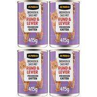 Jumbo Brokken in Saus met Rund & Lever 4 x 415 g