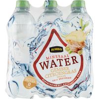 Jumbo Bruisend Water Gember-Citroengras 6 x 500ML