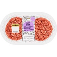 Jumbo Burger Rund- en Varkensvlees 2 Stuks